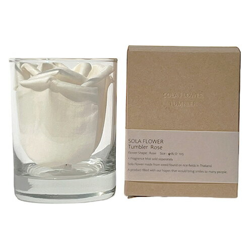 Sola Flower ソラフラワー タンブラー ローズ - 三和トレーディング