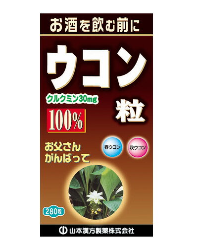 ウコン粒100％ 280粒 - 山本漢方製薬