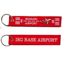 【送料無料】フライトタグ 石垣空港 Ver. ISG BASE AIRPORT 赤