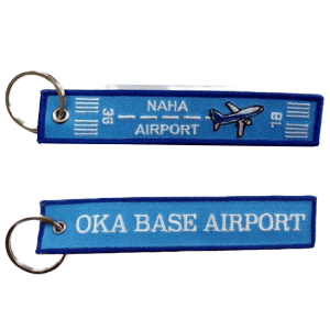 【送料無料】フライトタグ 那覇空港 Ver. OKA BASE AIRPORT 青