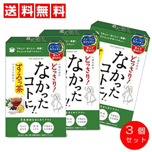 3個セット なかったコトに!するっ茶 20包入り なかったコトに!するっ茶 お茶 ダイエットティー  ...