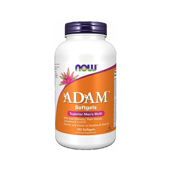  アダム メンズマルチビタミン 180ソフトジェル NOW ADAM Men's Multiple Vitamin 180 Softgels