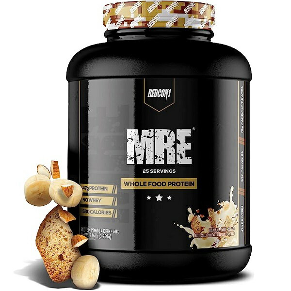 【送料無料】 レッドコンワン MRE ホールフードプロテイン RedCon1 MRE Carbohydrate Blend Whole Food protein 3.18kg (7lb) バナナナッツマフィン BANANA NUT MUFFIN