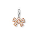 チャーム トーマス・サボ THOMAS SABO アクセサリーリボン シルバー925 ピンクゴールド金メッキ CZ キーホルダー レディース 0898-416-...