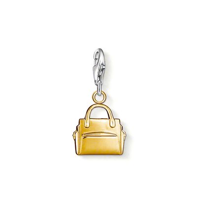 チャーム トーマス・サボ THOMAS SABO アクセサリーハンドバッグ 鞄 カバン シルバー925 イエローゴールド金メッキ キーホルダー レディース 09...