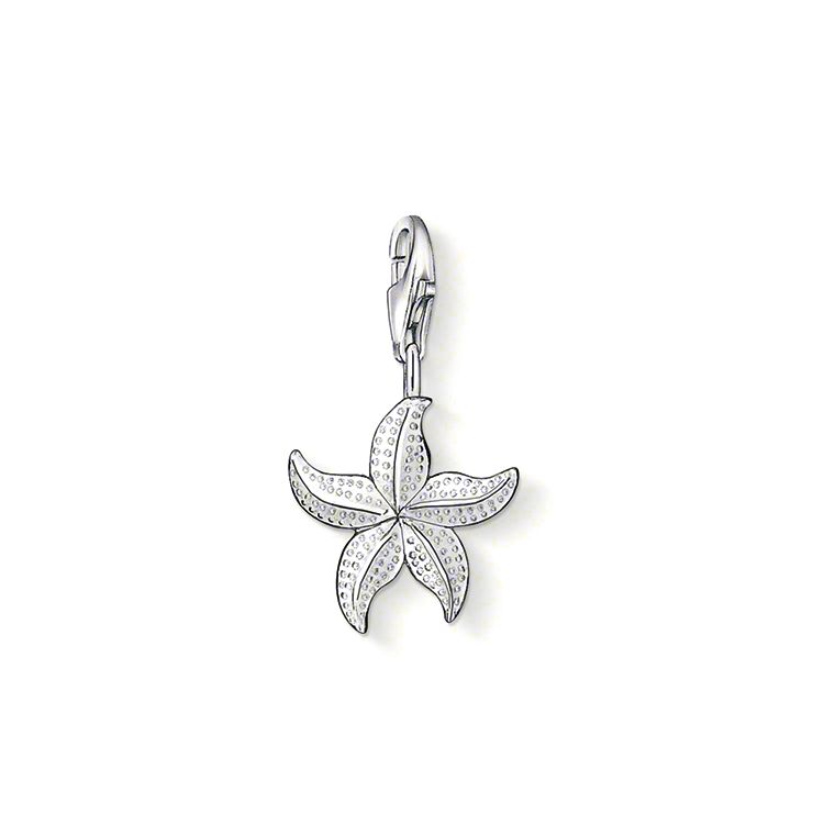 チャーム トーマス・サボ THOMAS SABO アクセサリーヒトデ スターフィッシュ シルバー925 キーホルダー レディース 0335-001-12 正規品...