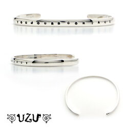BU-21【UZU】シルバー925ブレスレット鏡面ペイント仕上げ【RCP】