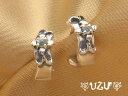 ピアス ピアス レディース ウズ UZU PI-458 シルバー ジュエリー アクセサリー ピアス ブルームーンストーン イブシ仕上げ 12/22【ni】【ギフト プレゼント】