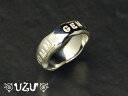 【ポイント3倍】指輪 メンズ ウズ UZU RI-269A ジュエリー アクセサリー シルバー 白仕上げ メンズ用ペアリング【ni】【ギフト プレゼント】