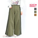 \3日間限定!送料無料/≪SALE 30%OFF≫2トーン切替バギーパンツレディース ボトムス パンツ デニム バギーパンツ 長袖 チャコール カーキ ベージュ 綿 綿100/bt/tk19