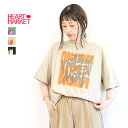 POPな配色の重ねプリントデザインがかわいいTシャツ