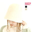 \2点10%OFF 3点15%OFFクーポン開催中/【aristella】シャギーバケットハットレディース 小物 帽子 バケットハット シャギー ブラック ベージュ ポリエステル ナイロン