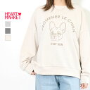 【まとめ買い20%OFFクーポン配布中】≪SALE 30%OFF≫フロッキーブルちゃんプルオーバーレディース トップス トレーナー プルオーバー フロッキー ロゴ ナチュラル グレー チャコール 綿 ポリエステル/st