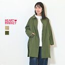 【7/15(火)限定店内全品ポイント5倍】≪SALE 50%OFF≫【08Mab】コットンライトツイルワイドコートレディース カーキ グリーン ベージュ 麻10...