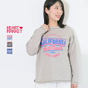 \3日間限定!送料無料/≪SALE 50%OFF≫【GENTIL】CALIFORNIAプリントロンTeeレディース トップス ロゴ グレー ブラック ブルー 綿100/wz/st