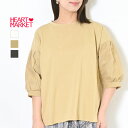 \3日間限定!送料無料/≪SALE 30%OFF≫【no jean】OE天竺袖ドット布帛切替Tシャツレディース トップス プルオーバー Tシャツ 無地 切替 ドット 柄 ホワイト チャコール イエロー 綿100 綿 春 夏 秋 ナチュラル/rf/st