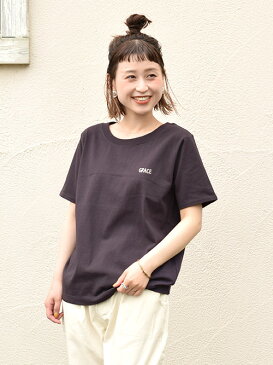 ≪プライスダウン 20%OFF≫ワンポイント刺繍TEEレディース トップス 半袖 カジュアル ロゴ 夏 カジュアル ナチュラル ホワイト ナチュラル ブラック ピンク オレンジ グリーン サックス ダークパープル ハトマスト特集 ベーシックアイテム