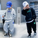 2025新作 子供服 ジャージ キッズ 男の子 セットアップ 春 秋 服 長袖 ボーイズ トレーナー スポーツパンツ 上下セット ジャージ スウェット パンツ ...