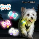 新作 ペット 犬 ライト 首輪 犬猫用 お散歩ライト LED増量 Type-C充電式 夜間 散歩用 犬の安全のために 首輪ライト 防水 超軽量12g 小型犬にも...
