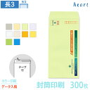 封筒 印刷 長3 カラー封筒 85g 300枚 テープ付 カラー印刷 完全データ入稿 封筒印刷 A4 3つ折 長形3号 会社 名入れ オリジナル 剥離紙付き 貼...