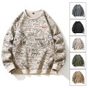 メンズ ファッション トップス トレーナー ジャージ スウェット クルーネック 英字プリント 通勤 通学 秋服 春 メンズ トップス カジュアル 秋 冬 おしゃ...