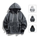 メンズ ジップアップパーカー パーカー 長袖パーカー グラデーション スウェット ジップパーカー 秋服 秋物 2024 メンズ トップス カジュアル 秋 冬 お...