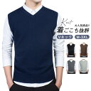 ニットベスト メンズ 春服 プルオーバー 春コート スクールベスト Vネック ビジネス ニットセーター ファッション 無地 新品 通勤 シンプル 20代 30代...