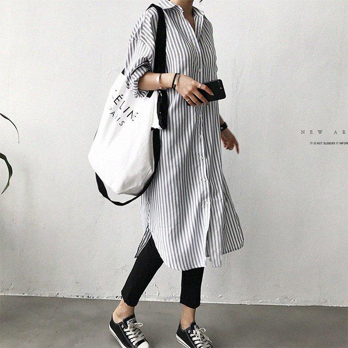【楽天1位!!】ワンピース シャツワンピース ロングシャツ 長袖 レディース 春ワンピ シャツブラウス トップス 襟付き 羽織 キレイめ おしゃれ シンプル 20代 30代 40代 heartbing-10006387 HEARTBING 楽天市場店 サンプル画像2