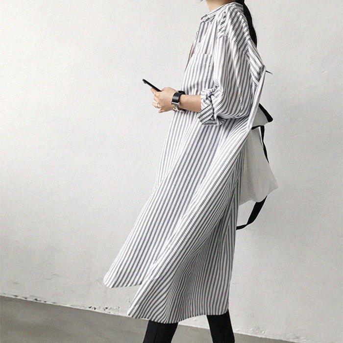【楽天1位!!】ワンピース シャツワンピース ロングシャツ 長袖 レディース 春ワンピ シャツブラウス トップス 襟付き 羽織 キレイめ おしゃれ シンプル 20代 30代 40代 heartbing-10006387 HEARTBING 楽天市場店 サンプル画像3