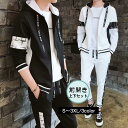 ジャージ 上下セット メンズ セットアップ 前開き 薄手 韓國ファッション パーカー かっこいい スウェット 部屋着 オールシーズン 送料無料 キレイめ おしゃ...