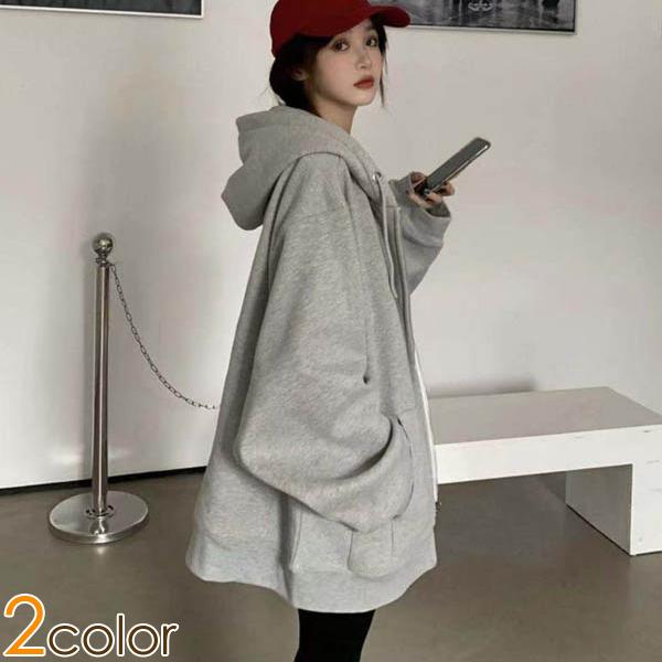 パーカー 薄手 レディース トップス ファスナー フード カジュアルウエア ゆったり キレイめ おしゃれ シンプル 20代 30代 40代(4)