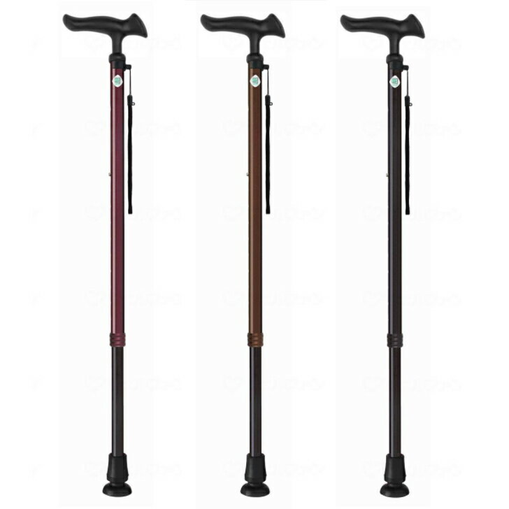 介護用品 福祉用具 歩行関連 杖 1本杖 一本杖 ステッキ 太目 長い フジホーム かるがもE22 伸縮 / WB5127