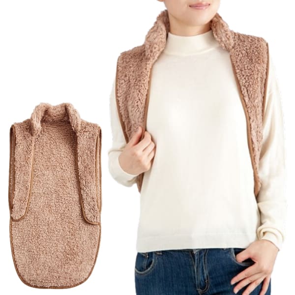 極暖 らくらくあったかベスト×2枚セット 冷え対策 保温グッズ ルームウェア あったかグッズ 着る毛布 防寒着 半纏 ねこ半纏 冷え性 冷え性対策 冷え性対策グ...