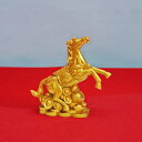 金運黄金縁起物 馬 開運インテリア 開運 金持神社 商売繁盛 一粒万倍日 祈願 宝くじ くじ運 金運 財運 黄金 置物 縁起物 幸運 開運馬 縁起置物 金運グッ...