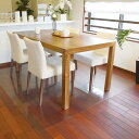 【直送品】【代引き不可】Achilles ダイニングテーブル下保護マット 透明タイプ 270cm×300cm 床保護マット チェアマット マット ダイニングテー...