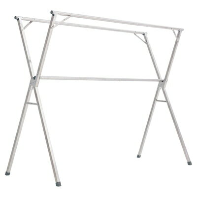 【直送品】【代引き不可】布団も干せる伸縮式コンパクト物干し台 物干しスタンド 洗濯用品 折りたたみ コンパクト おしゃれ 屋外 屋内 室内 ベランダ 物干し台 ...