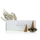 【ネコポス】【送料無料】LUCAS ルカス ホワイトセージ 浄化用お香 コーンタイプ 20個入×3個セット お香 インセンス 線香 ハンドメイド 香り 浄化香 浄化 瞑想 ヨガ マインドフルネス セージ ヒーリング フレグランス 爽やか リフレッシュ 空間 洗浄 誕生日 プレゼント 人気(4)