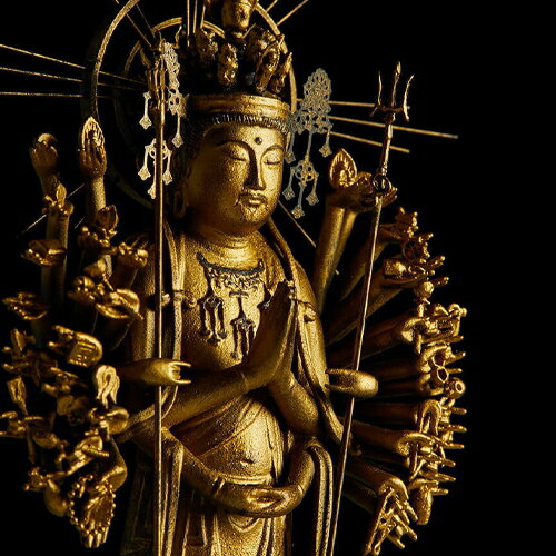 【直送品】【代引き不可】イスム 仏像 TanaCOCORO 掌 千手観音 慶派 tc3531 イスム仏像 イSム フィギア 仏像フィギア コレクション インテリ...