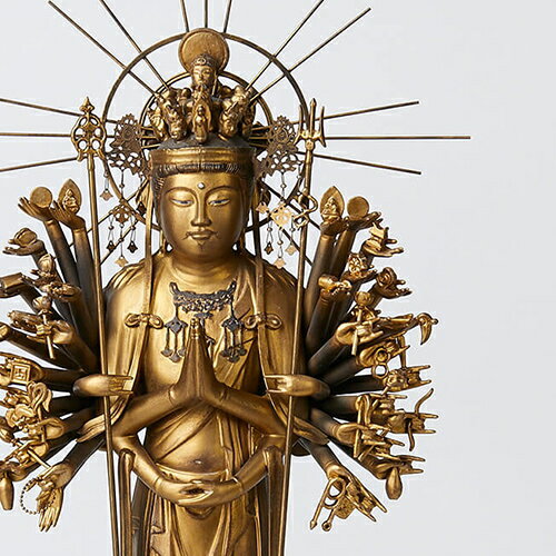 【直送品】【代引き不可】イスム 仏像 千手観音 慶派 003042 イスム仏像 イSム フィギア 仏像フィギア コレクション インテリア おしゃれ 置物 敬老の...