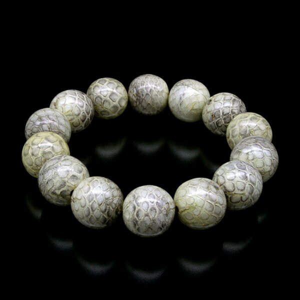金運の蛇珠ブレスレット ブレスレット ブレス 白蛇 蛇皮 金運 財運 開運 幸運 吉祥 お守り 白蛇ブレスレット 蛇皮ブレスレット 金運ブレスレット 開運ブレス...