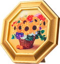 【直送品】【代引き不可】撥財花風水 黄金のひまわり 開運アート 風水 開運 風水アート 開運インテリア 財運 金運 幸運 花風水 リビング 寝室 お部屋 開運画...