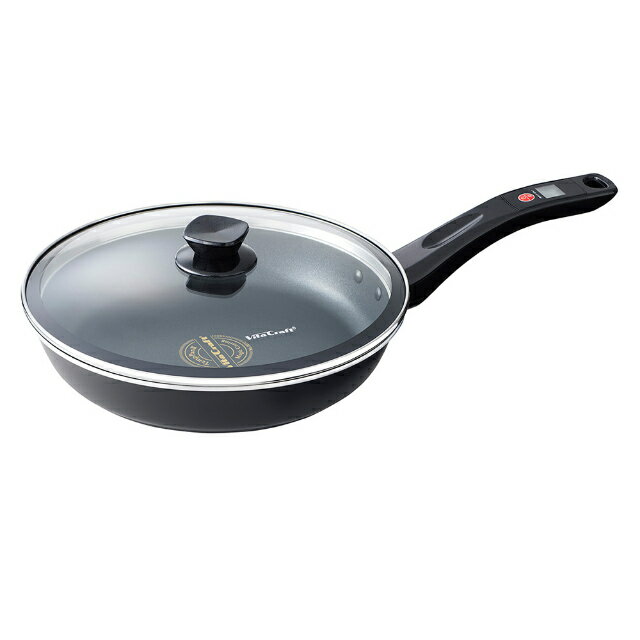 ビタクラフト テンプパン2 フライパン 26cm 温度センサー 火加減 ハンドル 着脱式 温度モニター テンプパン IH 直火 ガス IHクッキングヒーター 焼き物 炒め物 母の日 父の日 敬老の日 誕生日 プレゼント ギフト グッズ おすすめ 通販 人気