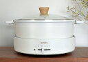 2食おやこ電気なべ ながらパン 両手鍋 鍋 二色鍋 電気 仕切り鍋 二味鍋 2色鍋 2味鍋 直火 ガス火 仕切り付き電気鍋 2種類鍋 お鍋 2種類 源平鍋 電気...
