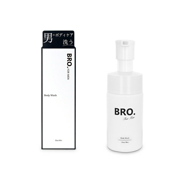 BRO. FOR MEN Body Wash ボディウォッシュ 100ml 石けん ボディソープ ボディケア 薬用 デリケートゾーン ソープ 保湿 ケア 洗う 泡 洗浄 男性用 メンズ用 ボディ用石けん メンズコスメ メンズ 男性 対策 用品 グッズ アイテム おすすめ 人気 通販 販売