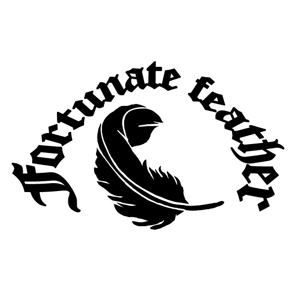 樂天商城 - Fortunate feather（幸運の羽 サミット） カッティングステッカー 大判Lサイズ 2枚組 幅約28cm×高約17.5cm ハンドメイド 鷲の羽モチーフ　インディアン アメリカ アメリカン ウインドウステッカー