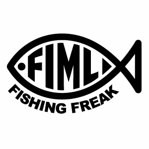 樂天商城 - FIML（フィッシングフリーク） 034 カッティングステッカー ミニサイズ 3枚組 幅約11cm×高約6.5cm FISHING IS MY LIFE ハンドメイド 釣りステッカー