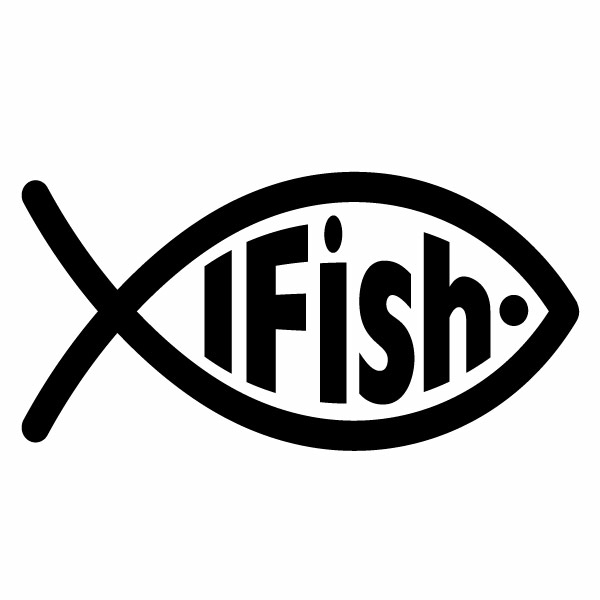 樂天商城 - IFish（アイフィッシュ！） ミニサイズ カッティングステッカー 3枚組 幅約10cm×高約5cm ハンドメイド マス モチーフ 釣り ステッカー