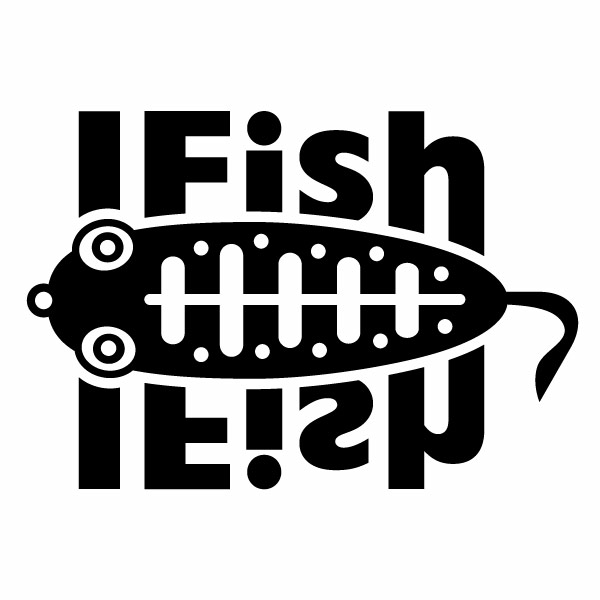 Fly Fishing Accessories - IFish（アイフィッシュ！） Ver.08 カッティングステッカー 3枚組 ミニサイズ 幅約11cm×高約7.5cm ハンドメイド 釣り ステッカー ルアーモチーフ