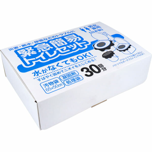 樂天商城 - 緊急簡易トイレセット 30回分