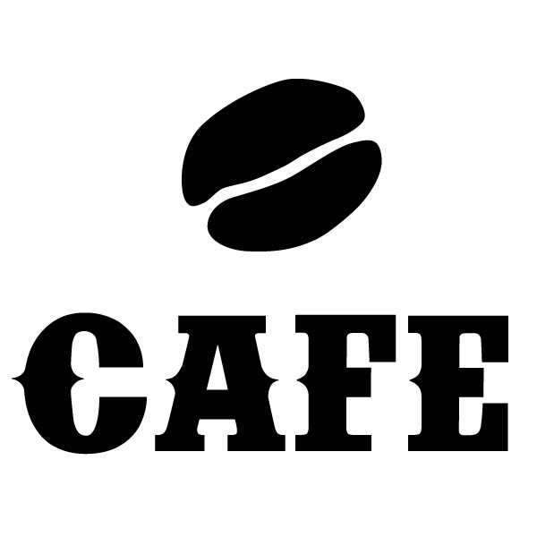 樂天商城 - CAFE RD（カフェ）Ver.017 カッティングステッカー ミニサイズ 3枚組 幅約11cm×高約8.4cm ハンドメイド 店舗・飲食店の演出に、ショップディスプレイ